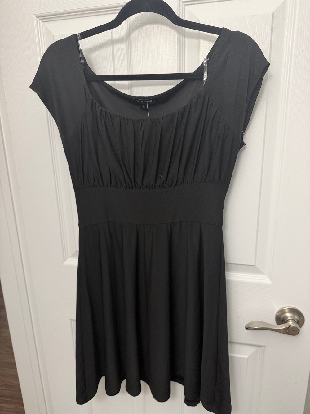 Classic Black Scoop Neck Women’s Dress